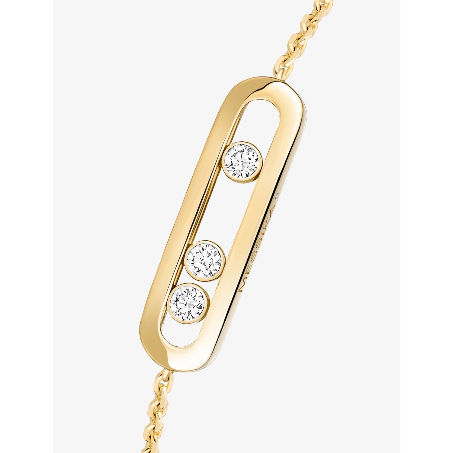 Messika diamond bracelet 18ct yellow gold 0.12ct - British product