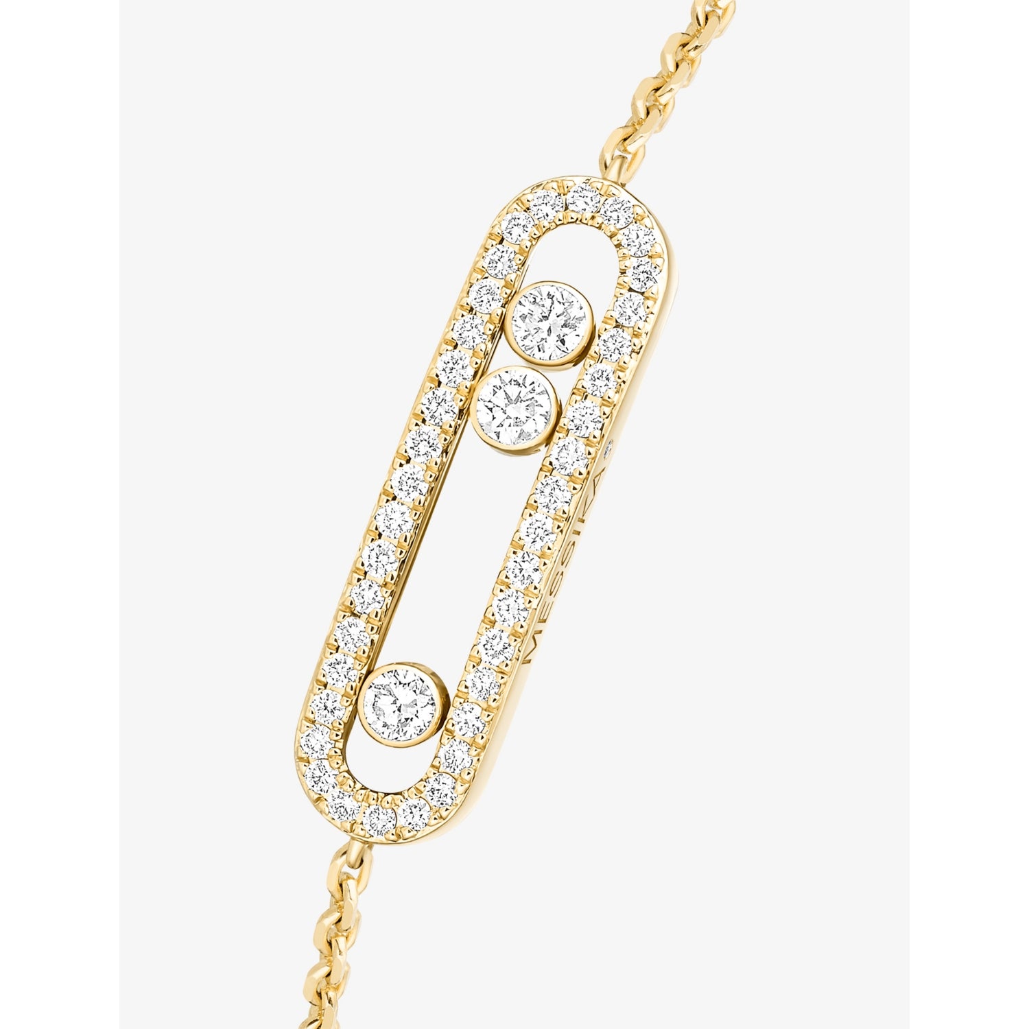 Messika Baby Move diamond bracelet 18ct yellow gold - British product