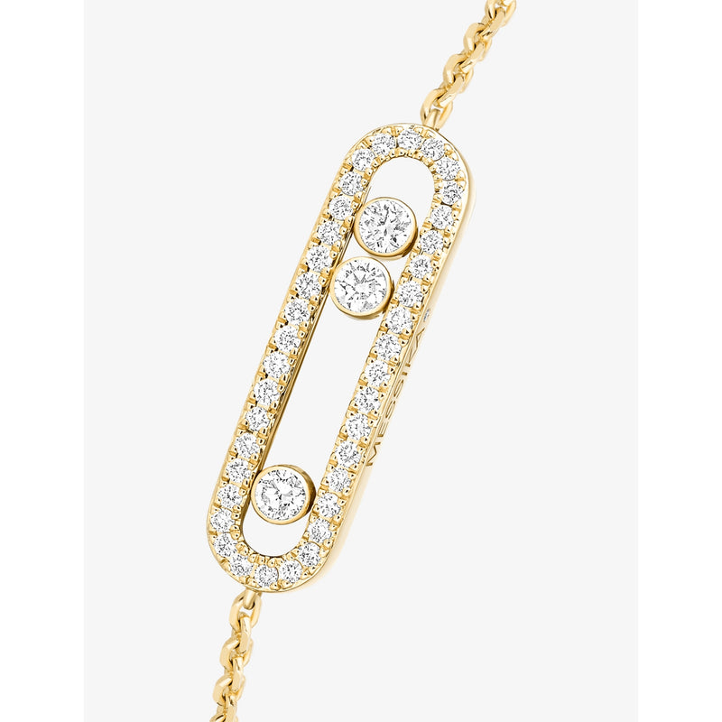 Messika Baby Move diamond bracelet 18ct yellow gold - British product