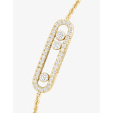 Messika Baby Move diamond bracelet 18ct yellow gold - British product