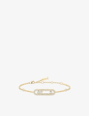 Messika Baby Move diamond bracelet 18ct yellow gold - British product