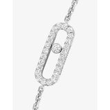 Messika Move Uno Pavé diamond bracelet 18ct white gold - British product