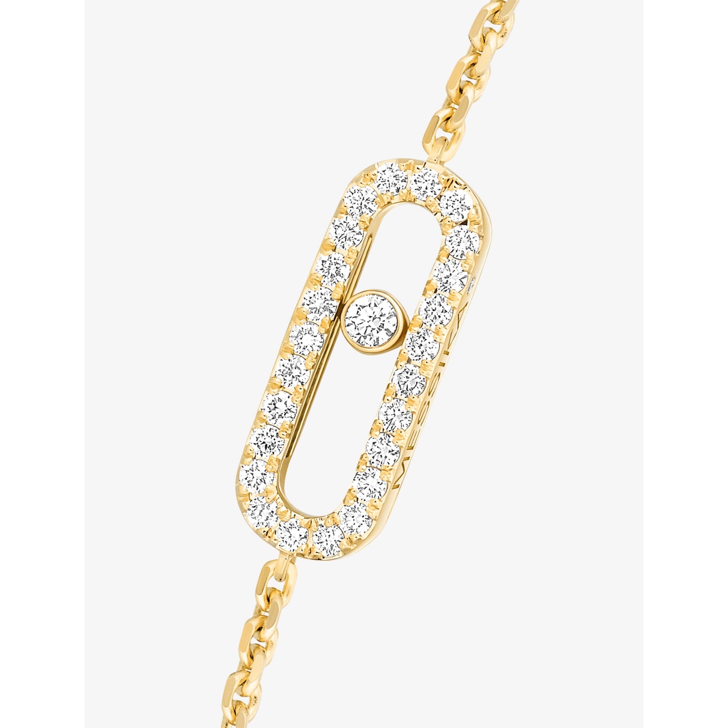 Messika Move Uno Pavé 18ct yellow gold diamond bracelet, UK version