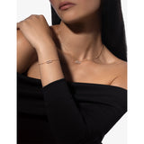 Messika Move Uno Pavé 18ct rose-gold diamond necklace, imported from the UK
