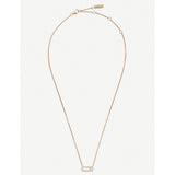Messika Move Uno Pavé 18ct rose-gold diamond necklace, imported from the UK