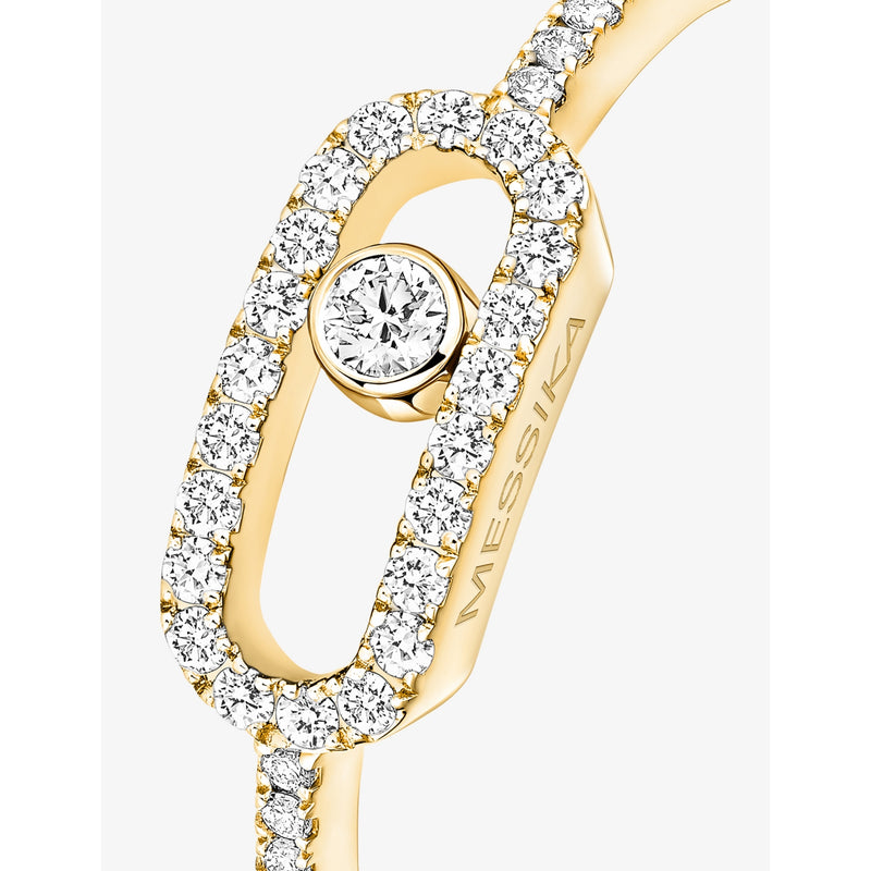 Messika Move Uno diamond ring 0.09ct, imported from the UK