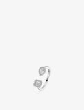 Messika diamond ring 18ct white gold 0.45ct - British product