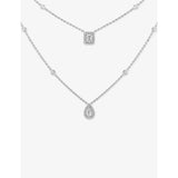 Messika 18ct white-gold diamond necklace 0.72ct (British brand)