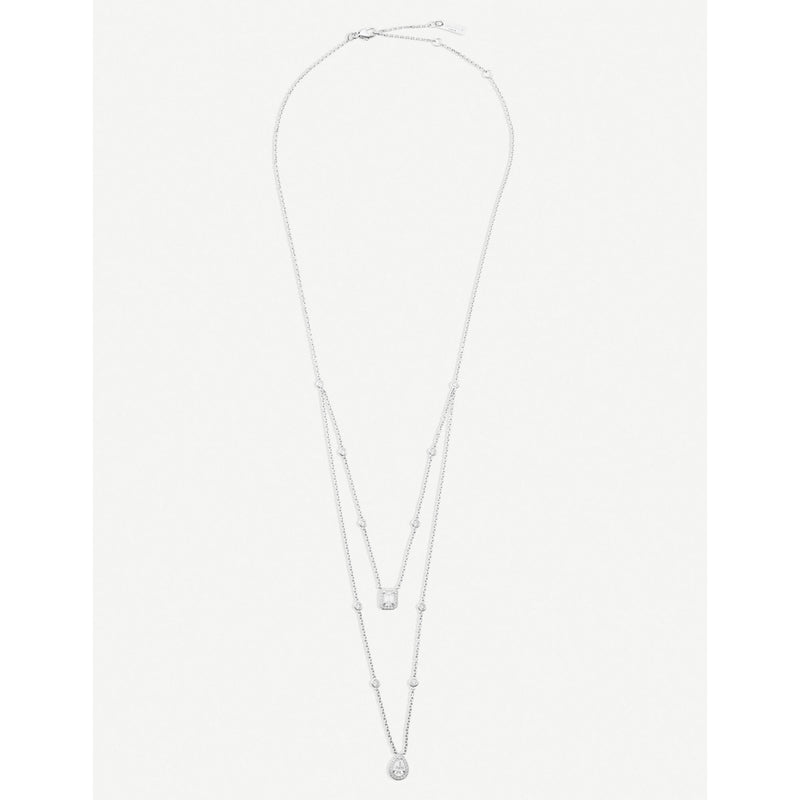 Messika 18ct white-gold diamond necklace 0.72ct (British brand)