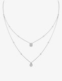 Messika 18ct white-gold diamond necklace 0.72ct (British brand)