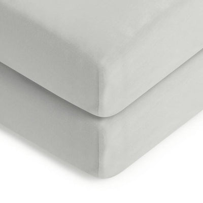 Argos Habitat Kids Cotton Jersey Grey 2 Pack Fitted Sheet - Crib- Buy online at McGrocer