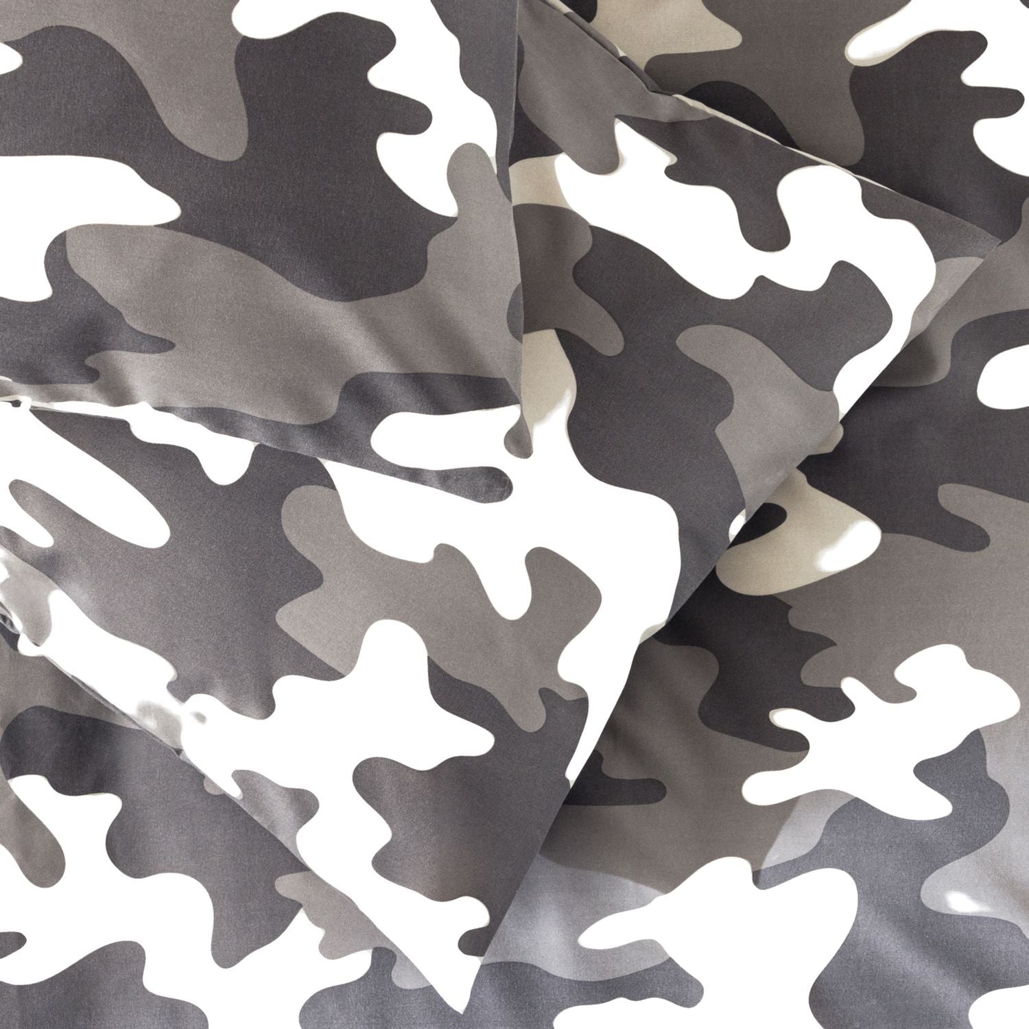 Argos Home Camo Grey Kids Bedding Set - Double