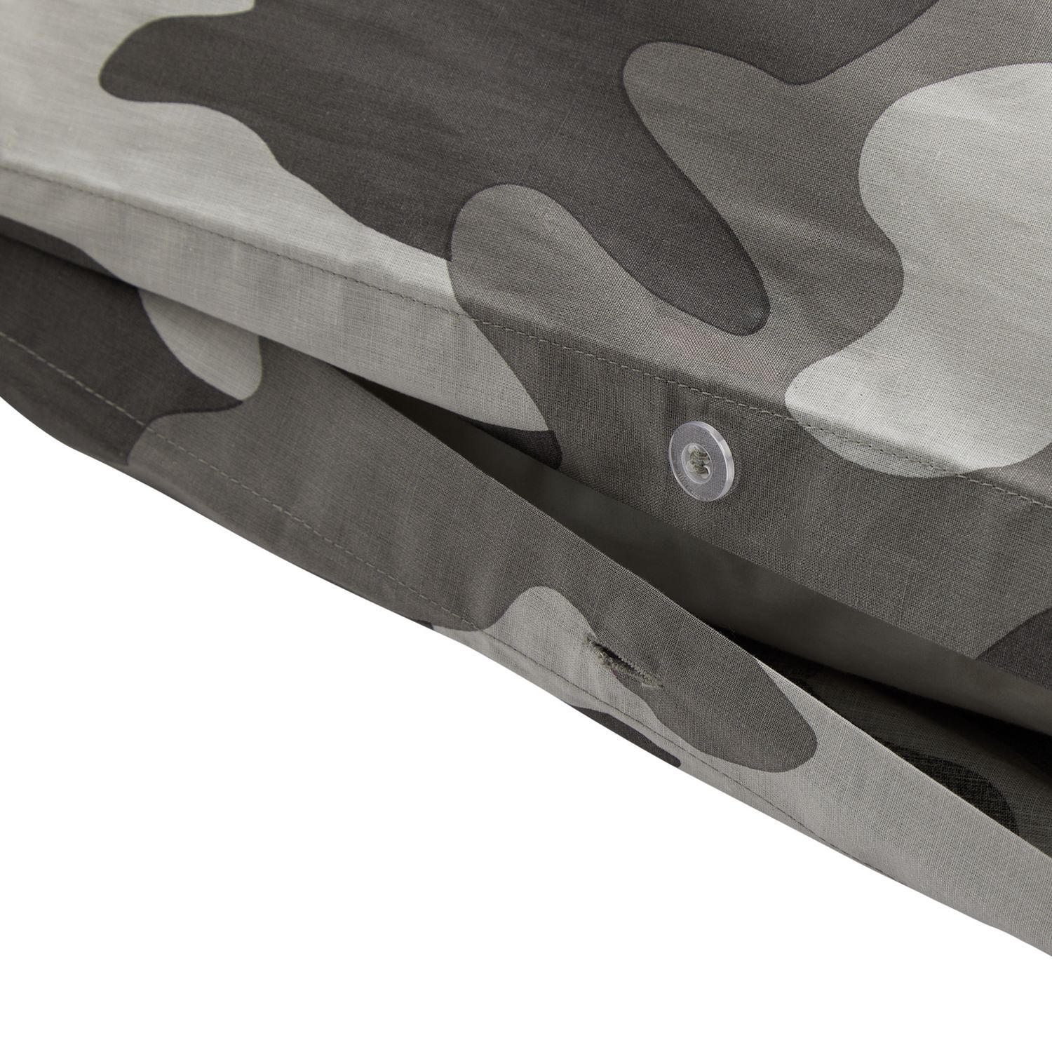 Argos Home Camo Grey Kids Bedding Set - Double