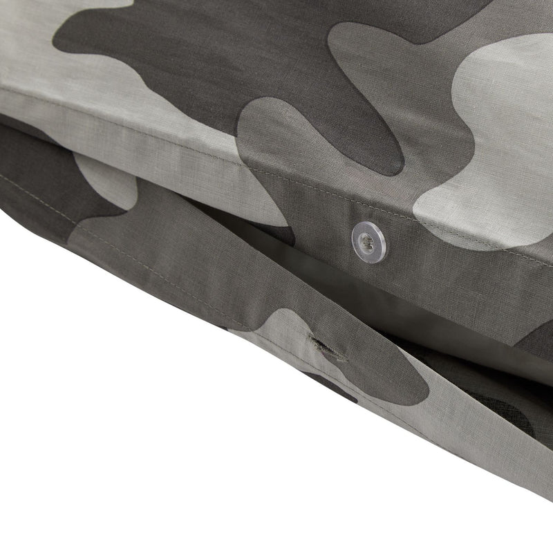 Argos Home Camo Grey Kids Bedding Set - Double