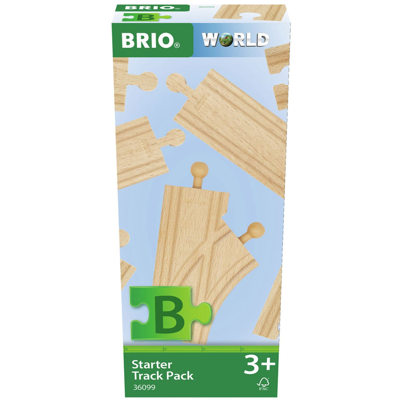 Brio wooden train expansion pack starter set - British product