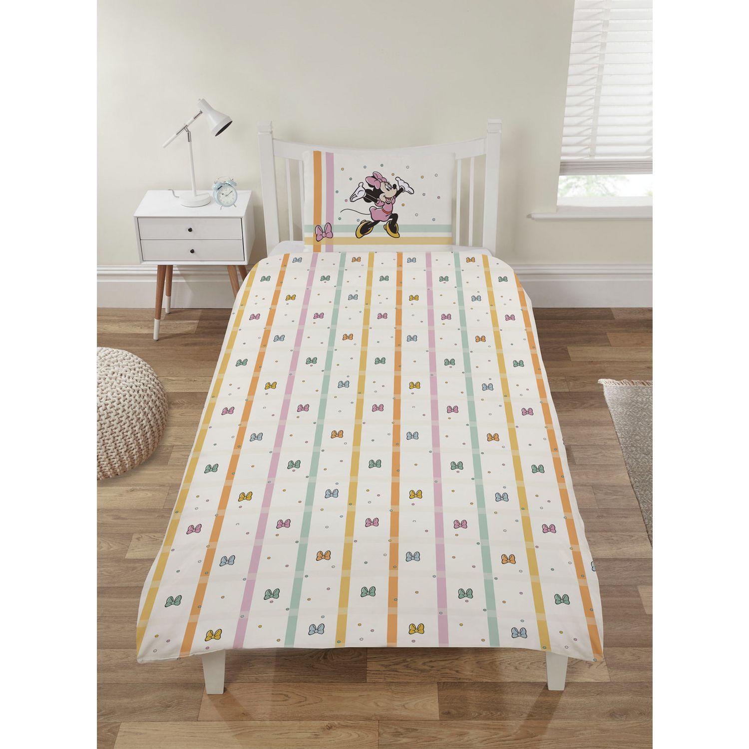 Disney Minnie Mouse single duvet set kids bedding - British product