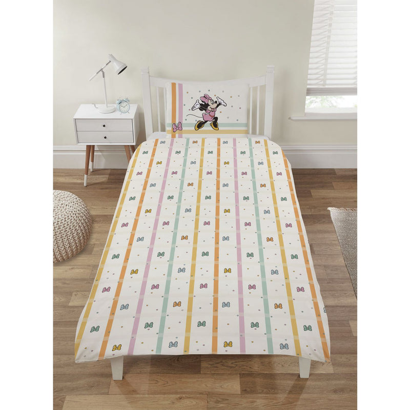Disney Minnie Mouse single duvet set kids bedding - British product
