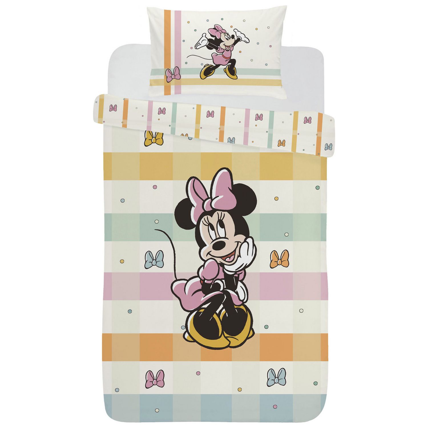 Disney Minnie Mouse single duvet set kids bedding - British product