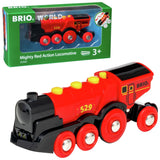 Brio red action locomotive - British product