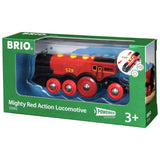 Brio red action locomotive - British product