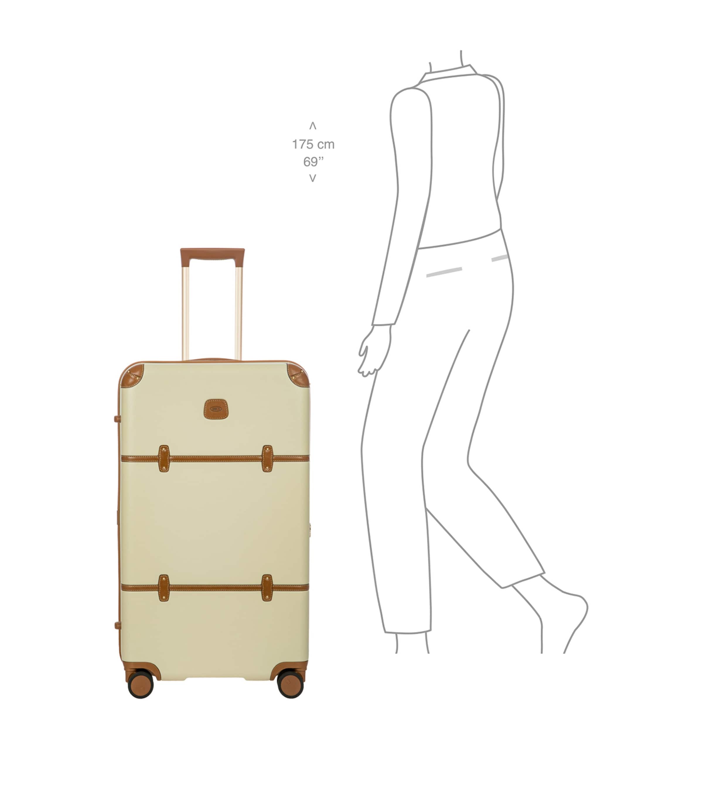Bric's 3-wheeled travel trunk 80cm - British product