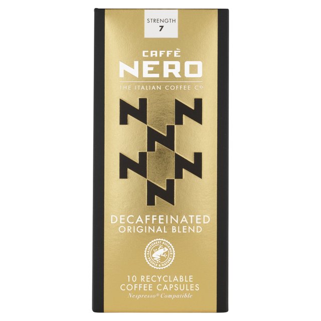 Caffe Nero Decaf Capsules    10 per pack GOODS M&S   