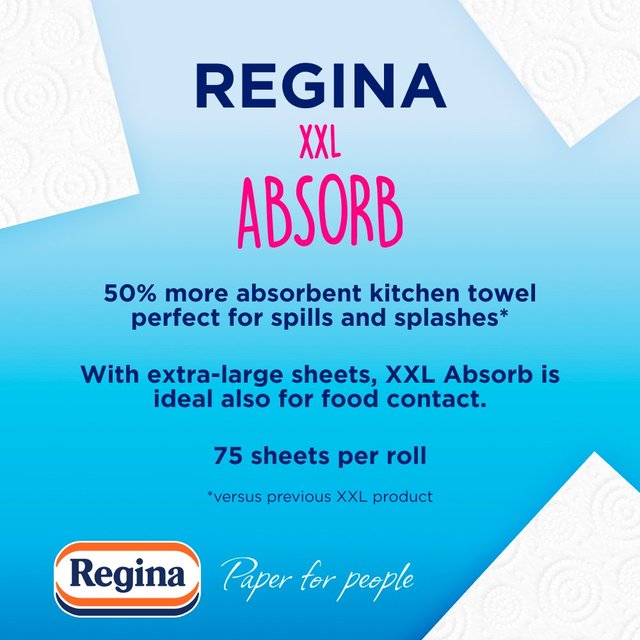 Regina XXL Absorb Kitchen Roll   2 per pack