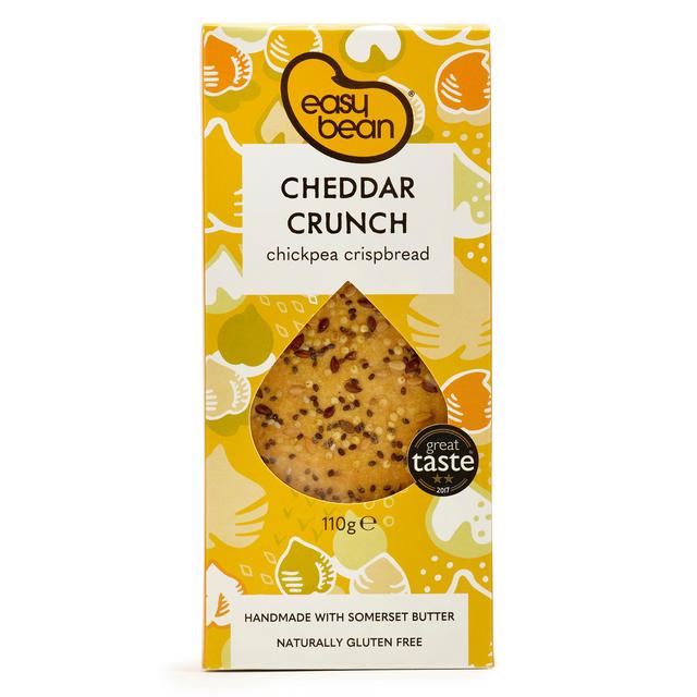 Easy Bean Chickpea Crispbread Cheddar Crunch   110g GOODS M&S   