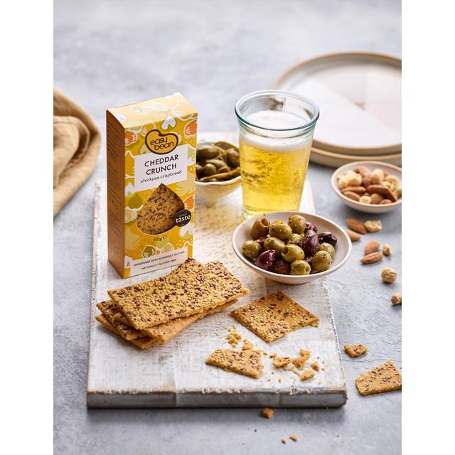 Easy Bean Chickpea Crispbread Cheddar Crunch   110g GOODS M&S   