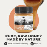 Steens MGO 515 UMF15 Manuka Honey   225g GOODS M&S   