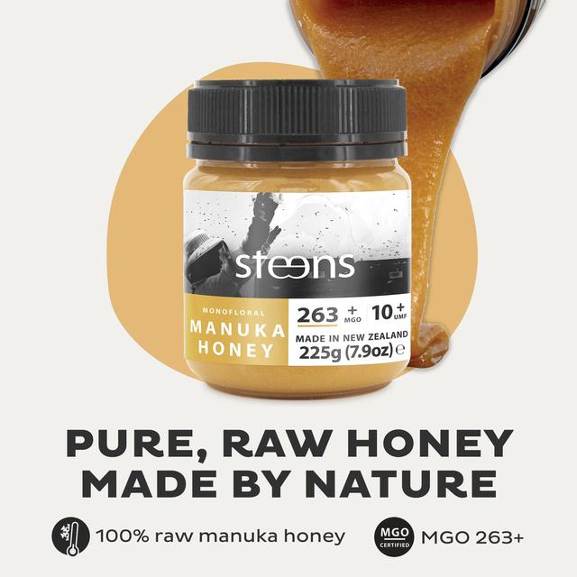 Steens MGO 263 UMF10 Manuka Honey   225g