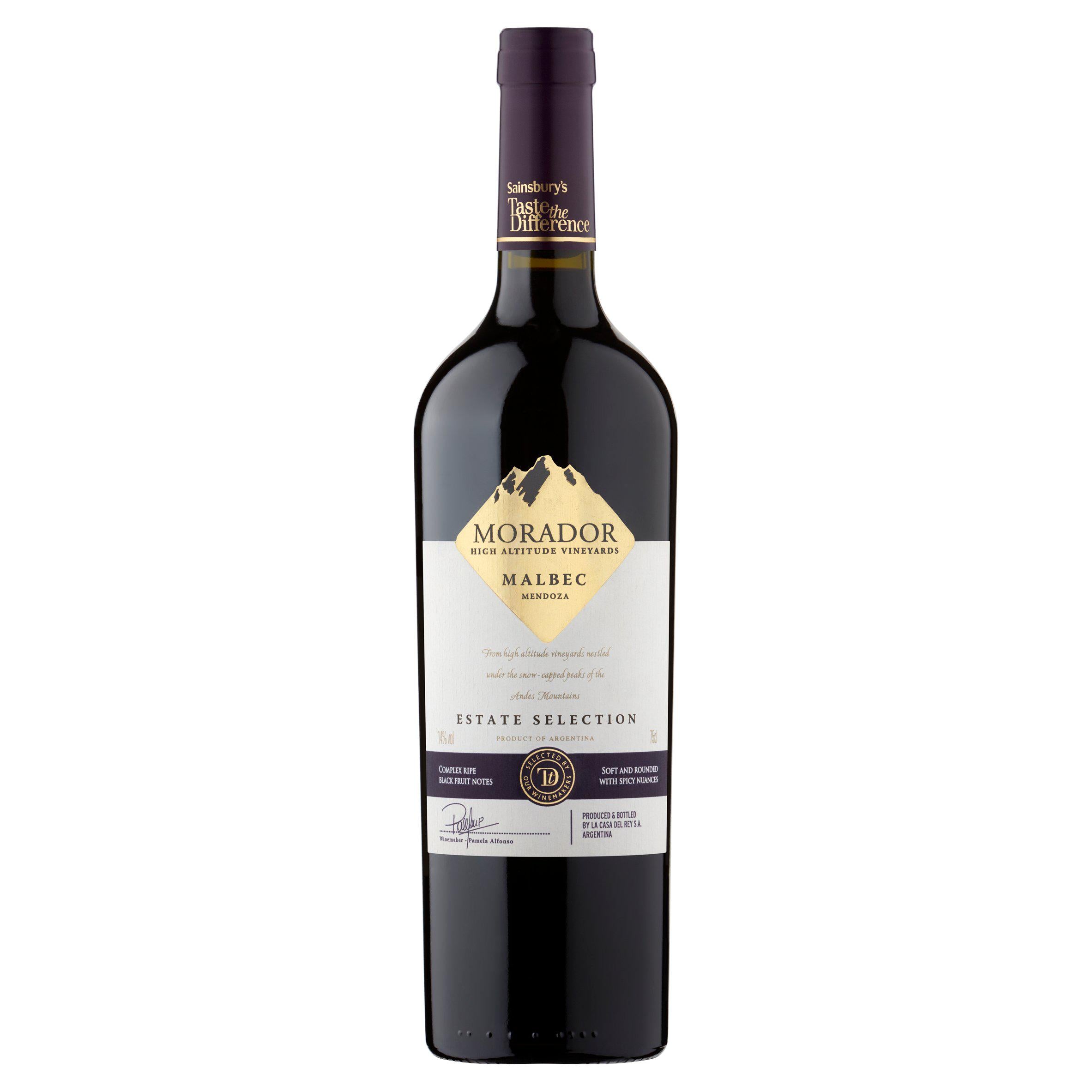 Sainsbury's High Altitude Malbec, Taste the Difference 75cl All red wine Sainsburys   