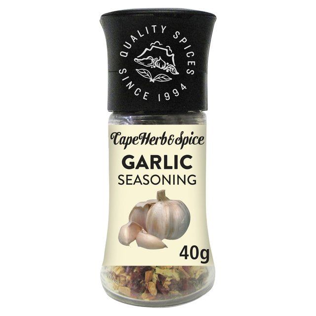 Cape Herb & Spice Garlic Seasoning Grinder    40g GOODS M&S   