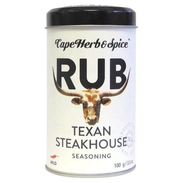 Cape Herb & Spice Texan Steakhouse Seasoning Rub Tin   100g GOODS M&S   