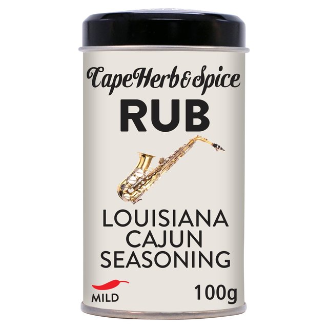 Cape Herb & Spice Louisiana Cajun Seasoning Rub Tin   100g