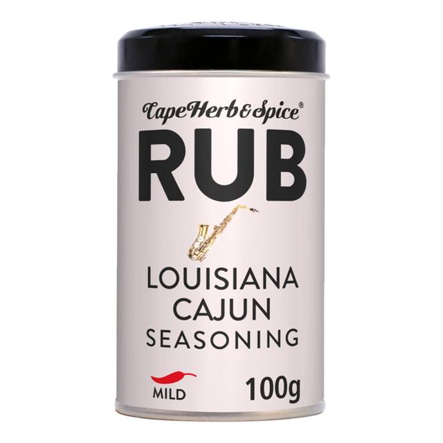 Cape Herb & Spice Louisiana Cajun Seasoning Rub Tin   100g GOODS M&S   