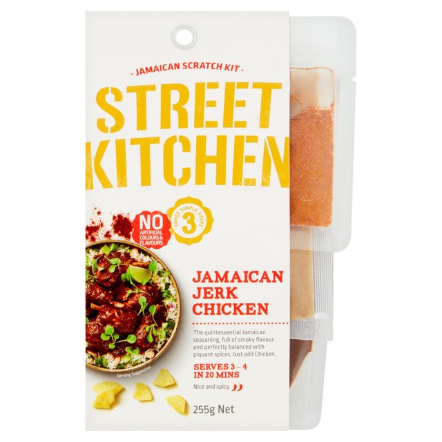 Street Kitchen Jamaican Jerk Chicken   255g GOODS M&S   