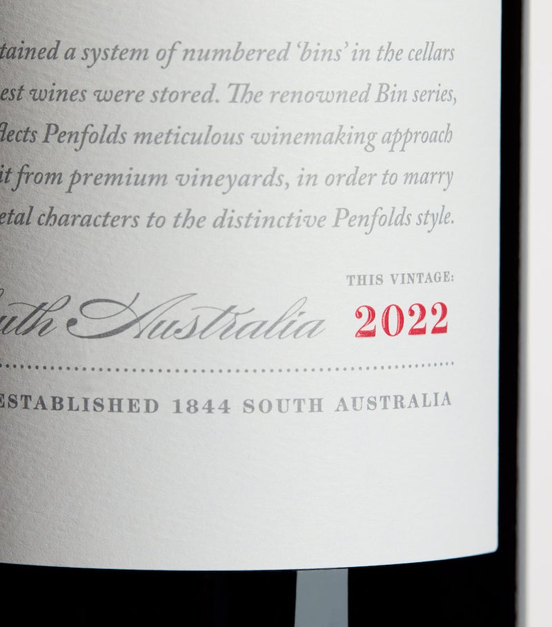 Penfolds Bin 389 Cabernet Shiraz 75cl (British brand)