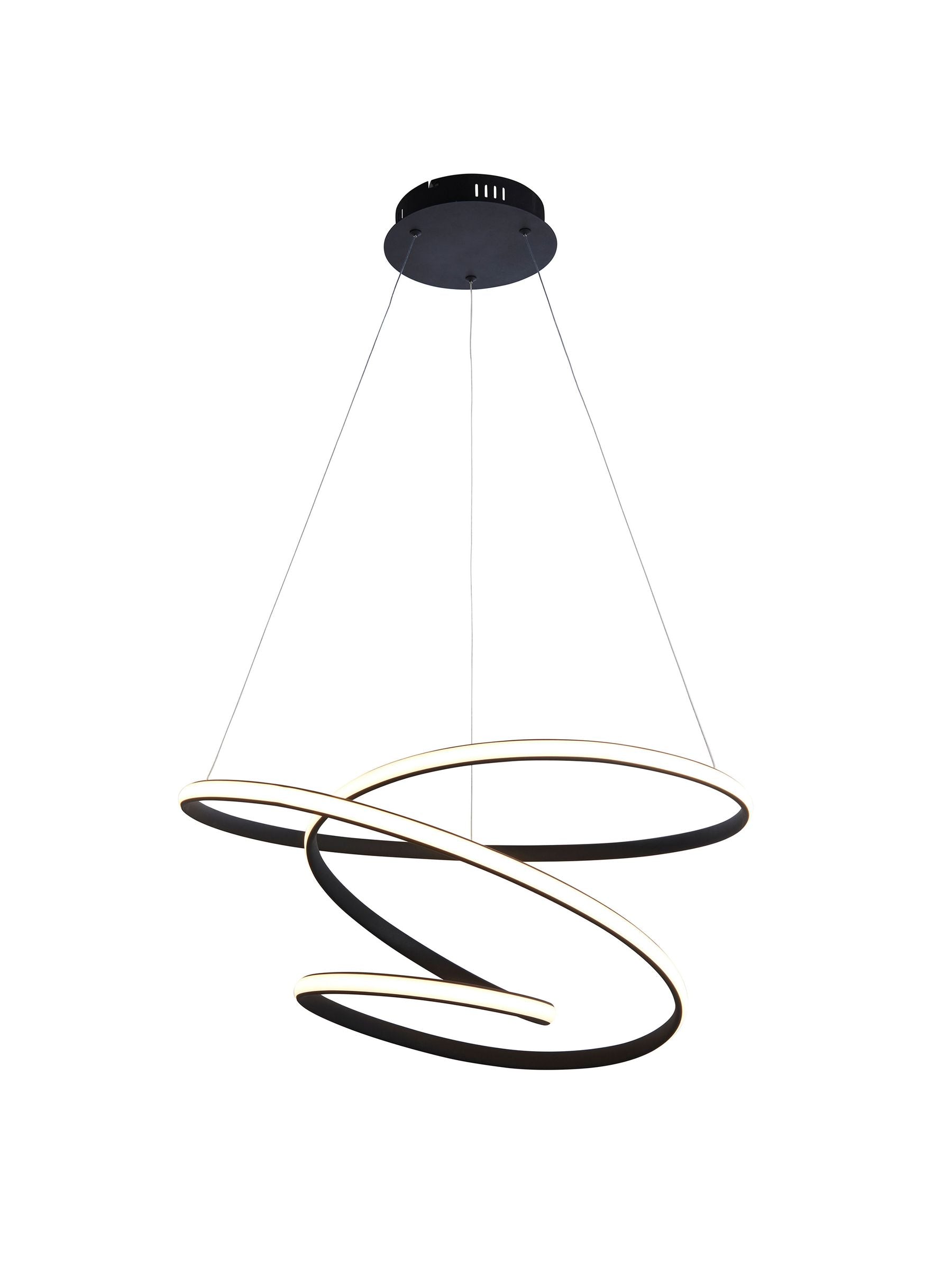 Gallery Home Black Delta ceiling pendant light, imported from the UK