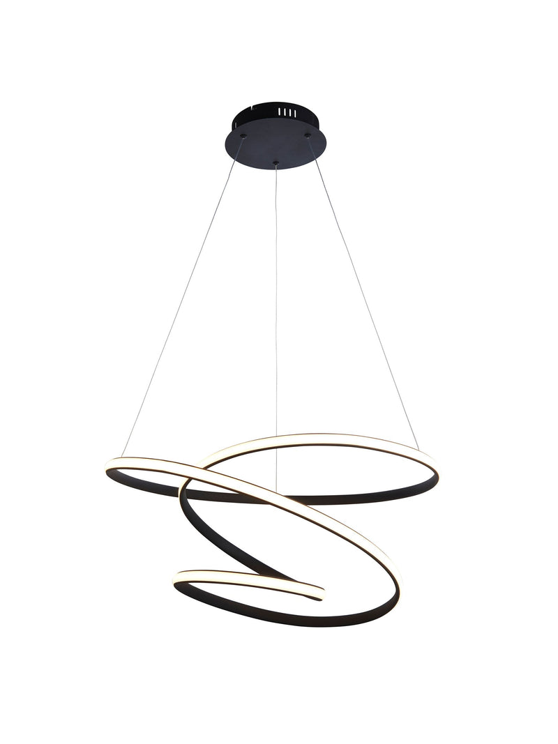 Gallery Home Black Delta ceiling pendant light, imported from the UK