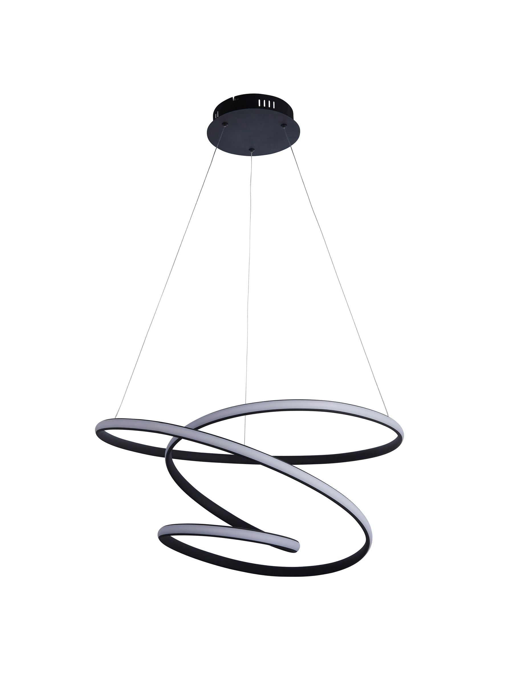 Gallery Home Black Delta ceiling pendant light, imported from the UK