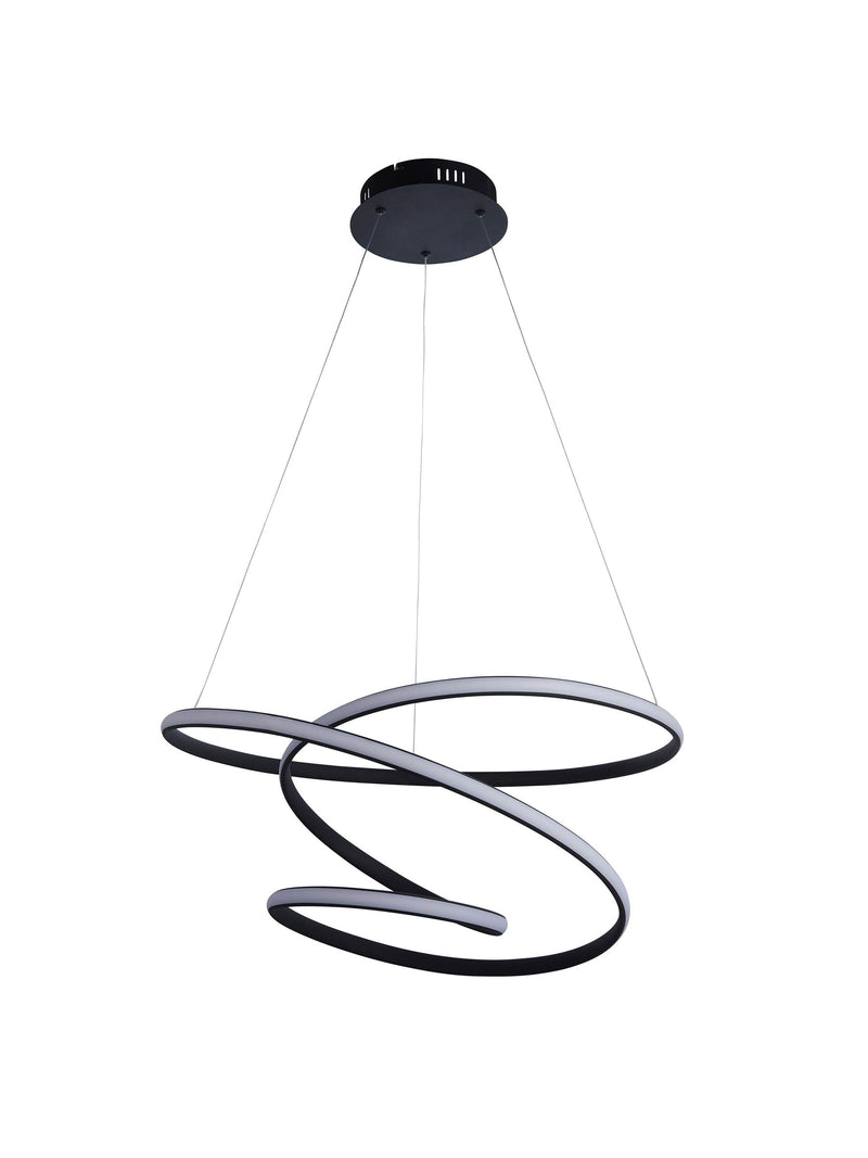 Gallery Home Black Delta ceiling pendant light, imported from the UK