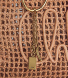 Chloé Raffia Summer Banana Tote Bag, imported from the UK