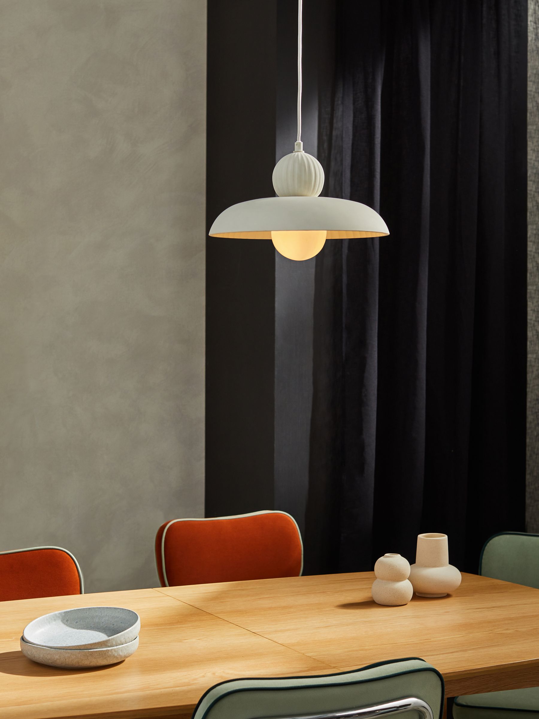 Made.com Eliya Terracotta Pendant Ceiling Light