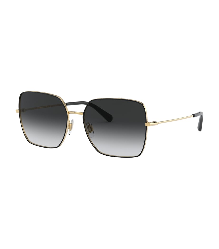 Dolce & Gabbana square sunglasses with gold frame - British product