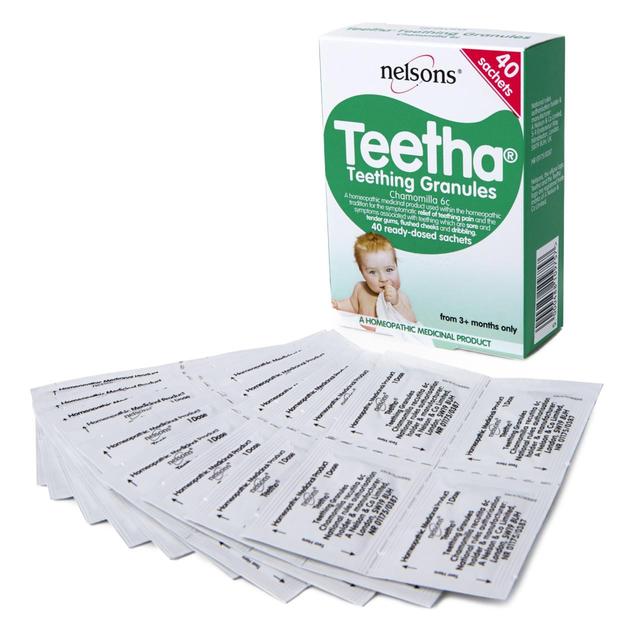 Nelsons Teetha Teething Granules   40 per pack GOODS M&S   