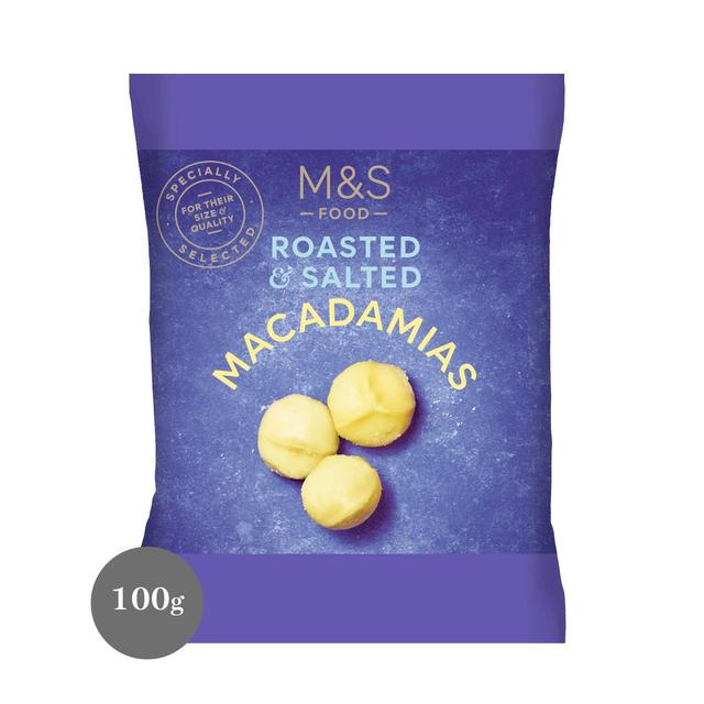 M&S Roasted & Salted Macadamia Nuts   100g