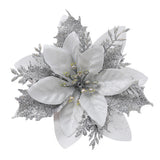 Livingandhome artificial poinsettia flowers 4 pieces, UK version