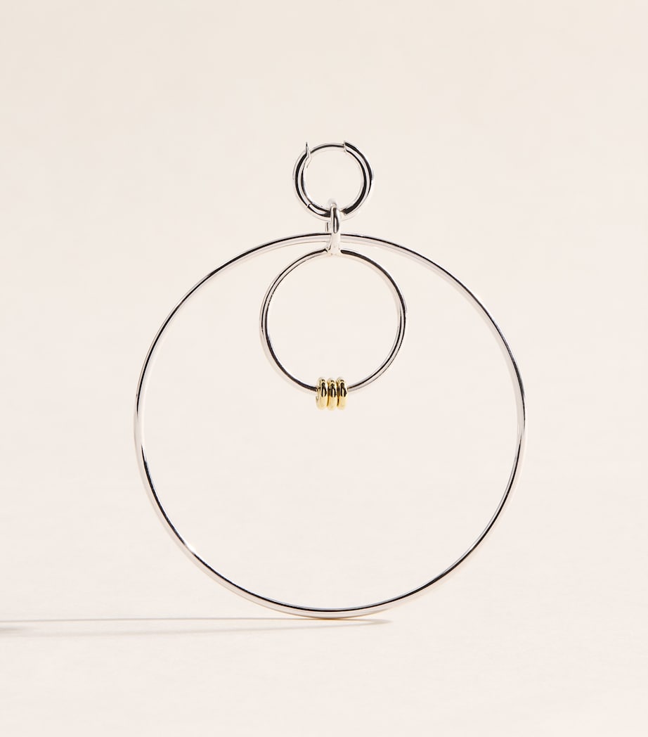 Spinelli Kilcollin Echo hoop earrings sterling silver gold, imported from the UK