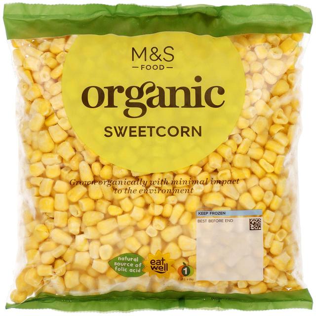 M&S Organic Sweetcorn Frozen   500g